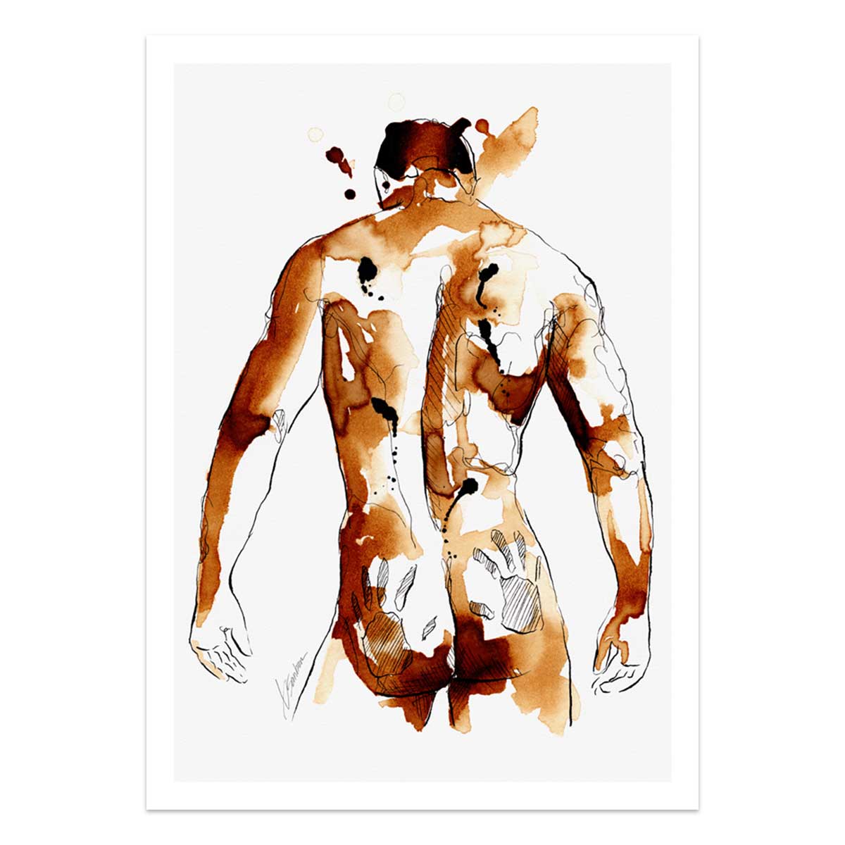 Handprints on Booty – Art Print