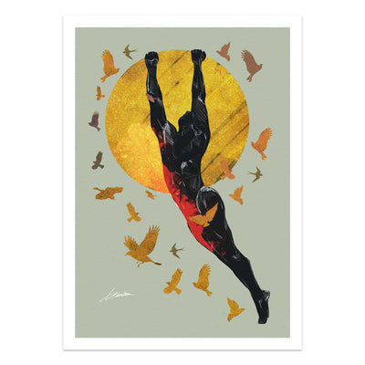 Golden Flight – Art Print Artist Brenden Sanborn