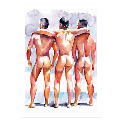 Beachside Brotherhood – Art Print Artist Brenden Sanborn