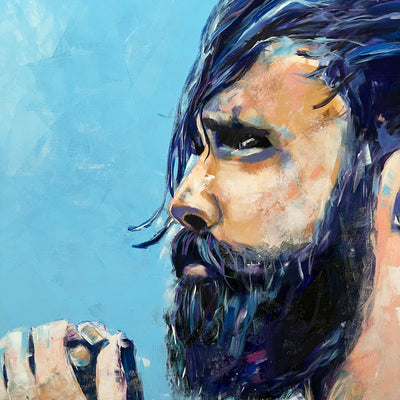 Hold Nothing Back – 48x60" Original Acrylic and Oil Artist Brenden Sanborn