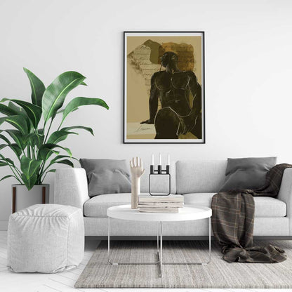 Lost in a Sea of His Thoughts - Giclee Art Print