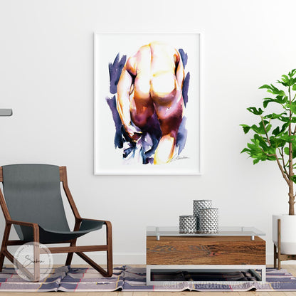 The Reach From Behind - Giclee Art Print
