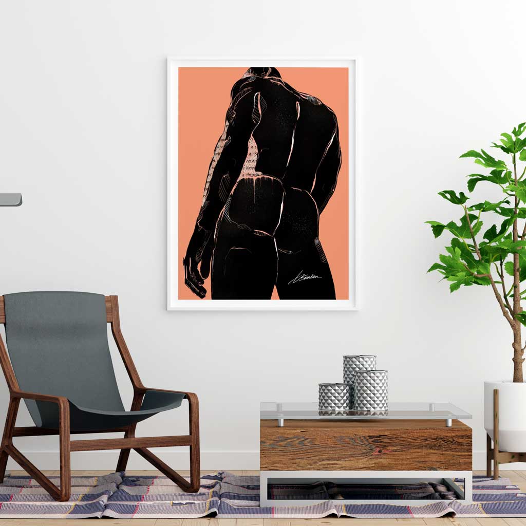 View From Behind and Below - Giclee Art Print