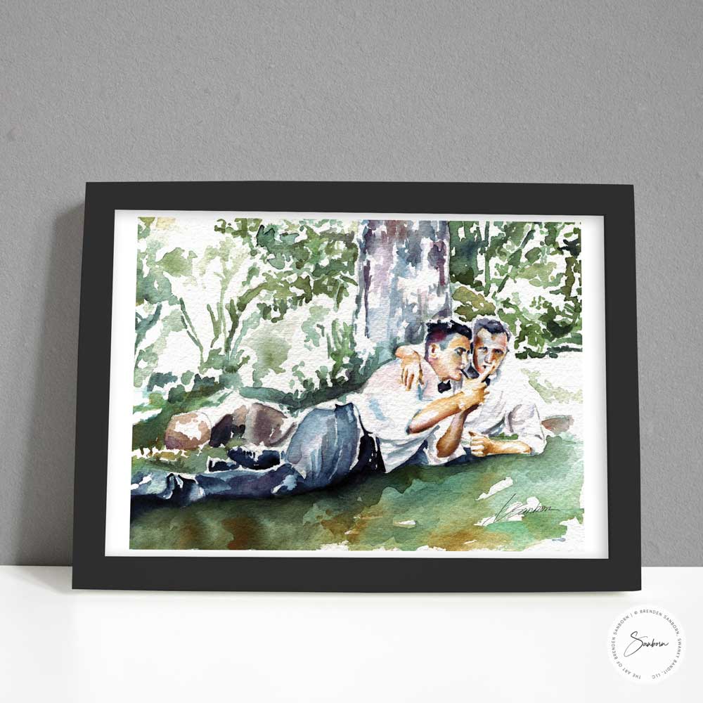 A Day in the Park and Timeless Love - Giclee Art Print
