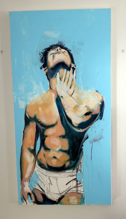Nude Man Painting