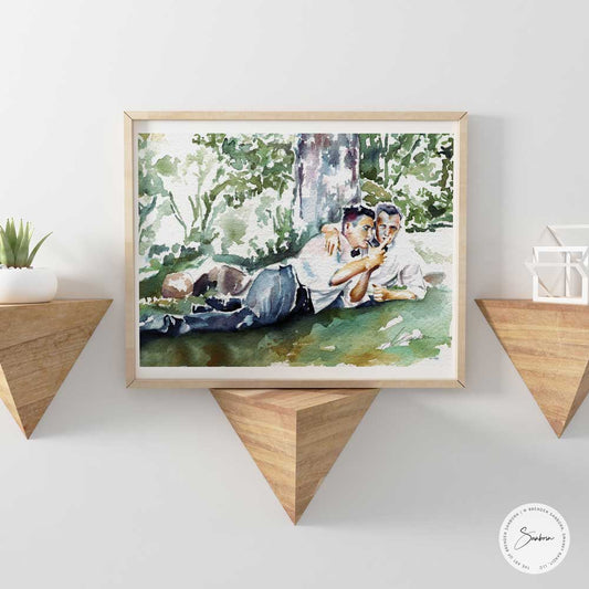 A Day in the Park and Timeless Love - Giclee Art Print