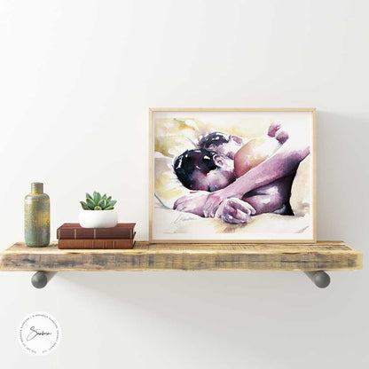 Deeply Surrounded by the Tenderness of His Love - Giclee Art Print