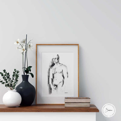 Foreboding Nature - Original Watercolor Painting Artist Brenden Sanborn