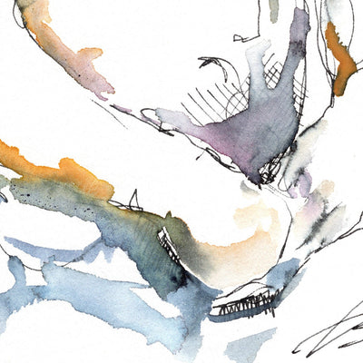 Todd Shirtless - Original Watercolor Painting Artist Brenden Sanborn