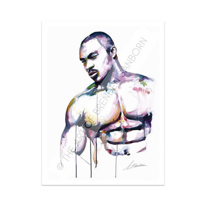Transformative Male Torso - Drip Style - Giclee Art Print